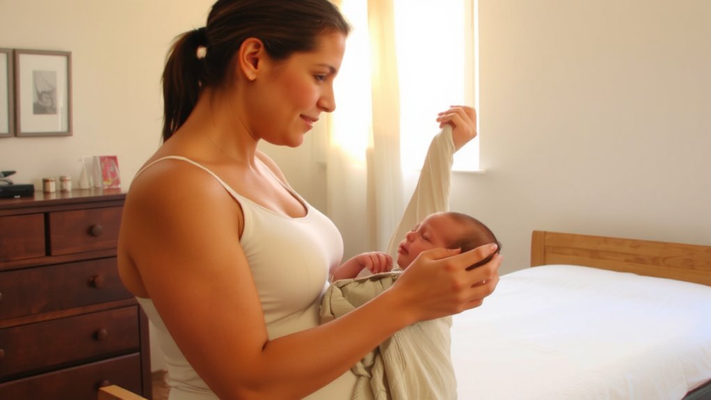 ring sling nursing ease