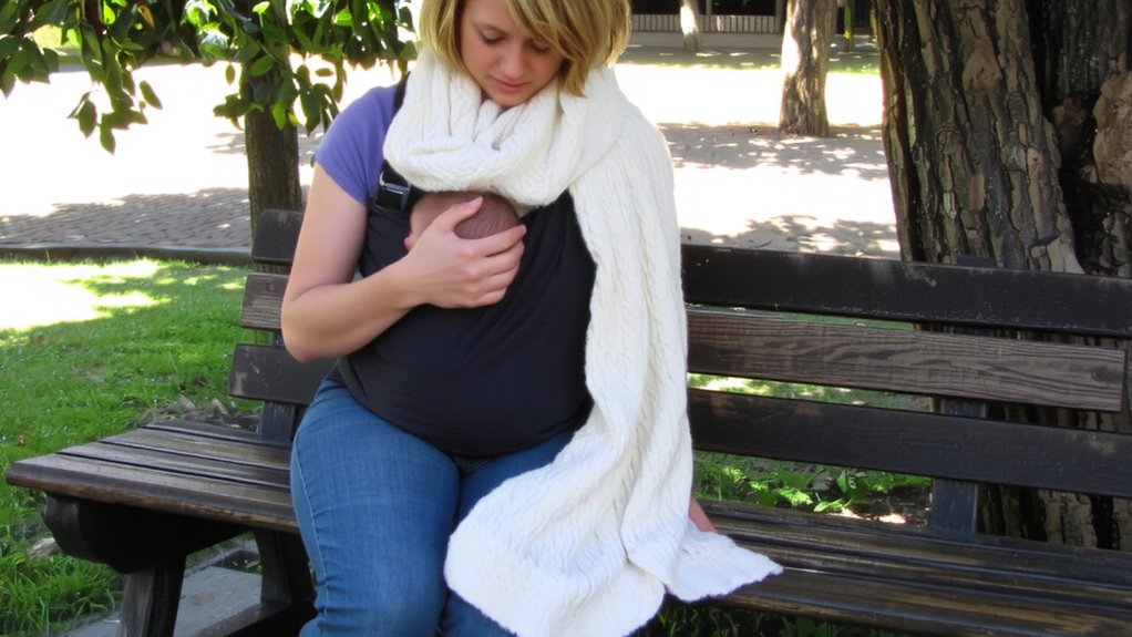 ring slings ensure nursing privacy