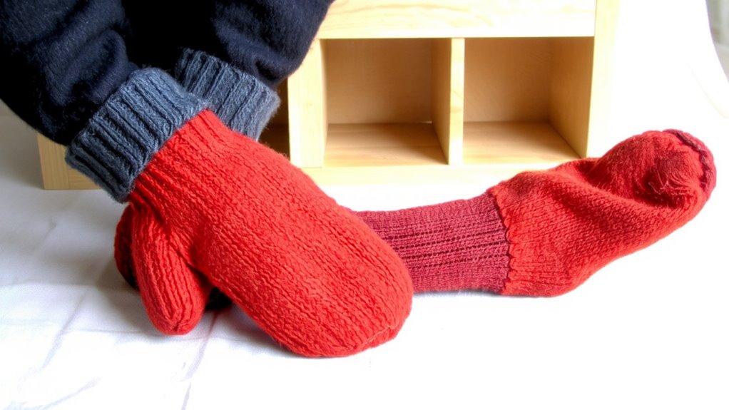 roll for perfect mitten pairing