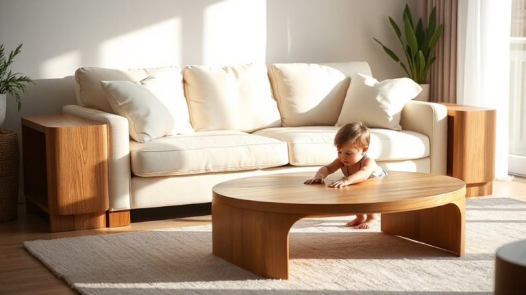 rounded edge furniture safety