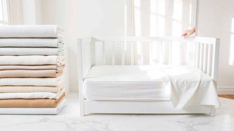 safe and soft crib sheet materials