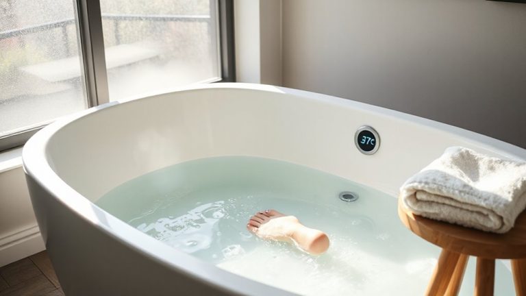 safe bathtub temperature monitoring