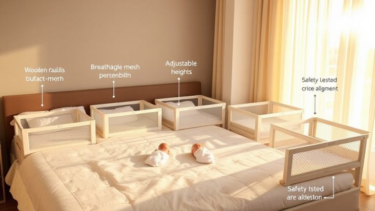 safe co sleeping sidecar cribs