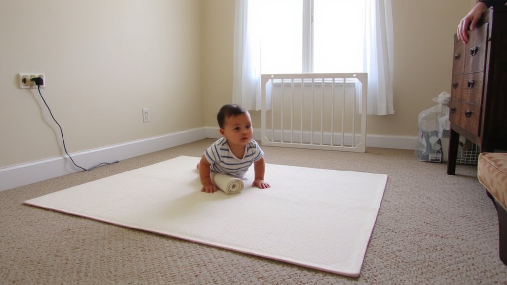 safe cushioned play space