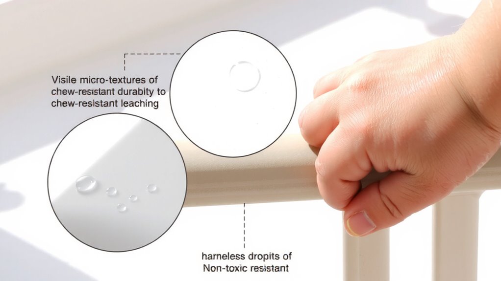 safe durable teething rails