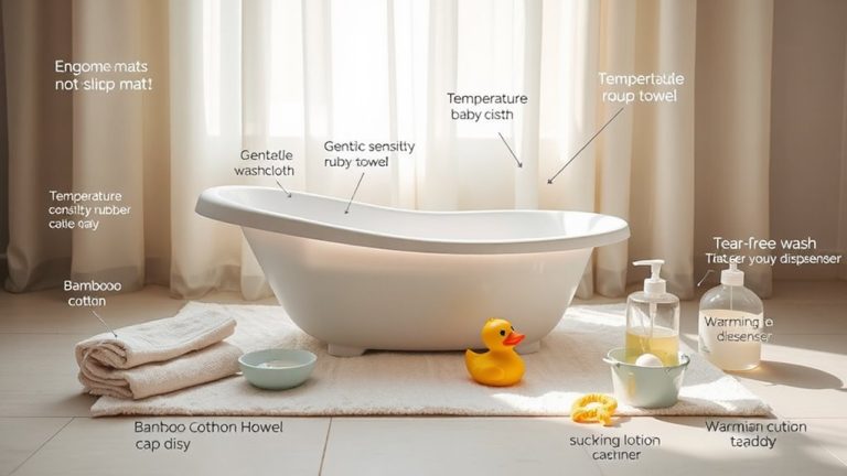 safe fun baby bath essentials