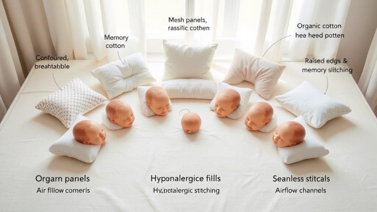 safe orthopedic infant pillows