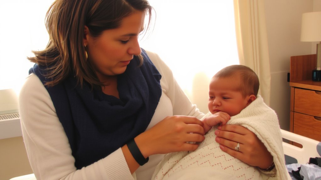 safe preemie sling carrying steps