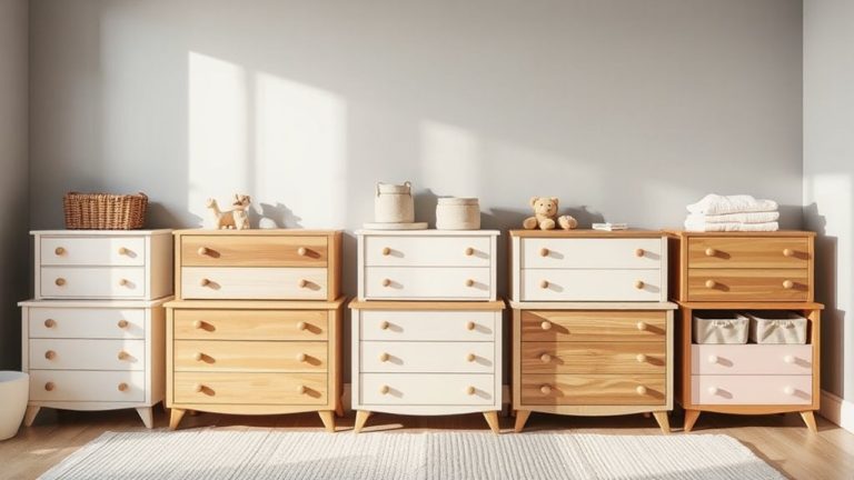 safe stylish nursery dressers