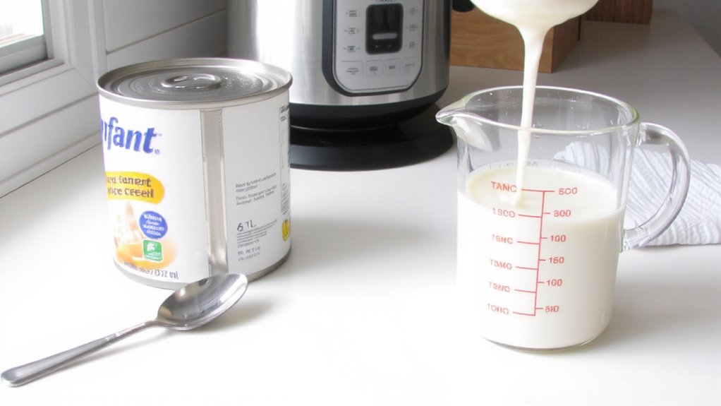 safe thickened formula feeding