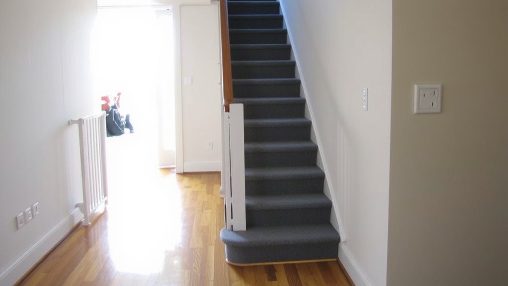 secure stairs illuminate hallways