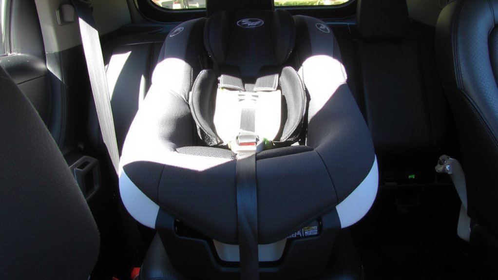 secure with seat belt