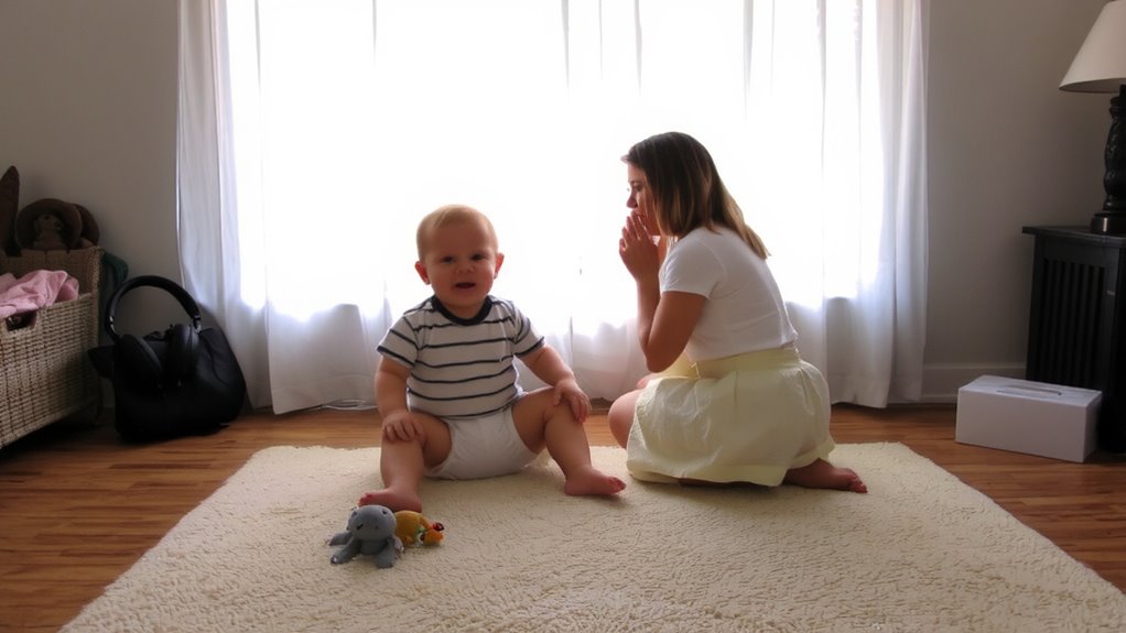 sensory clues block babbling