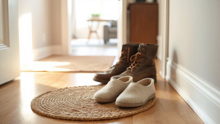 shoes off at door