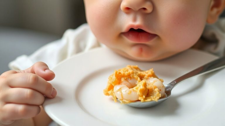 signs of seafood allergy in infants