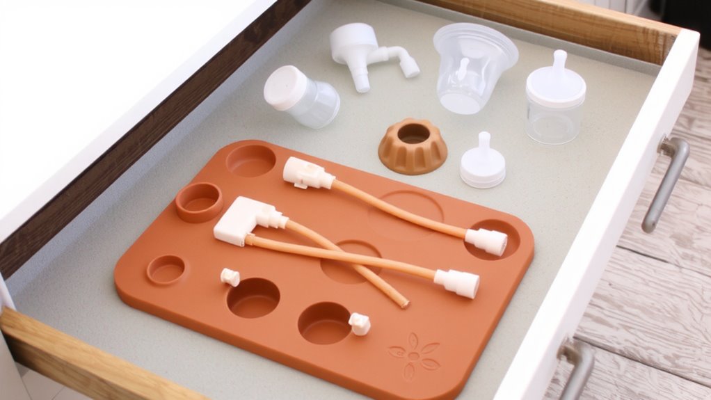 silicone trays streamline access