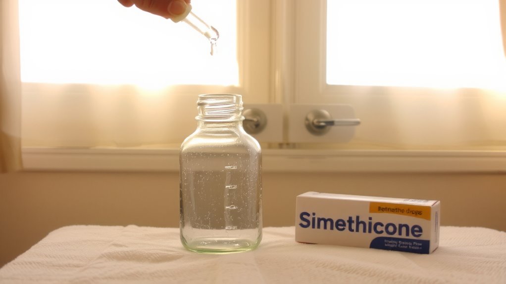 simethicone eases colic discomfort