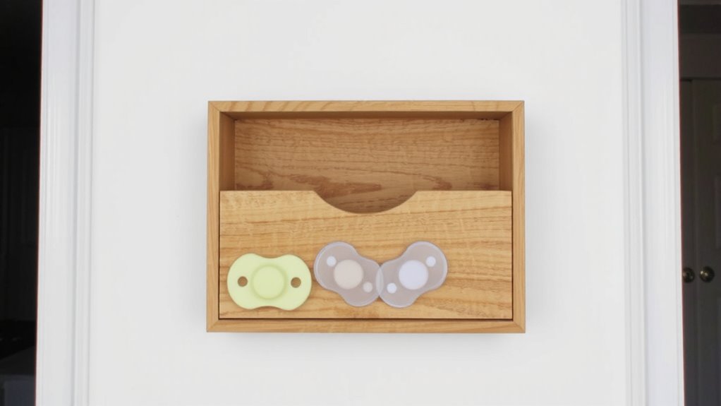 simple clean pacifier storage