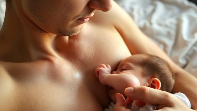 skin to skin bonding during feeding