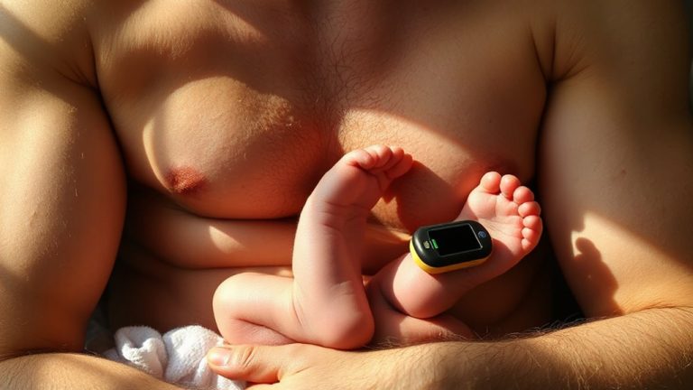 skin to skin lowers infant cortisol