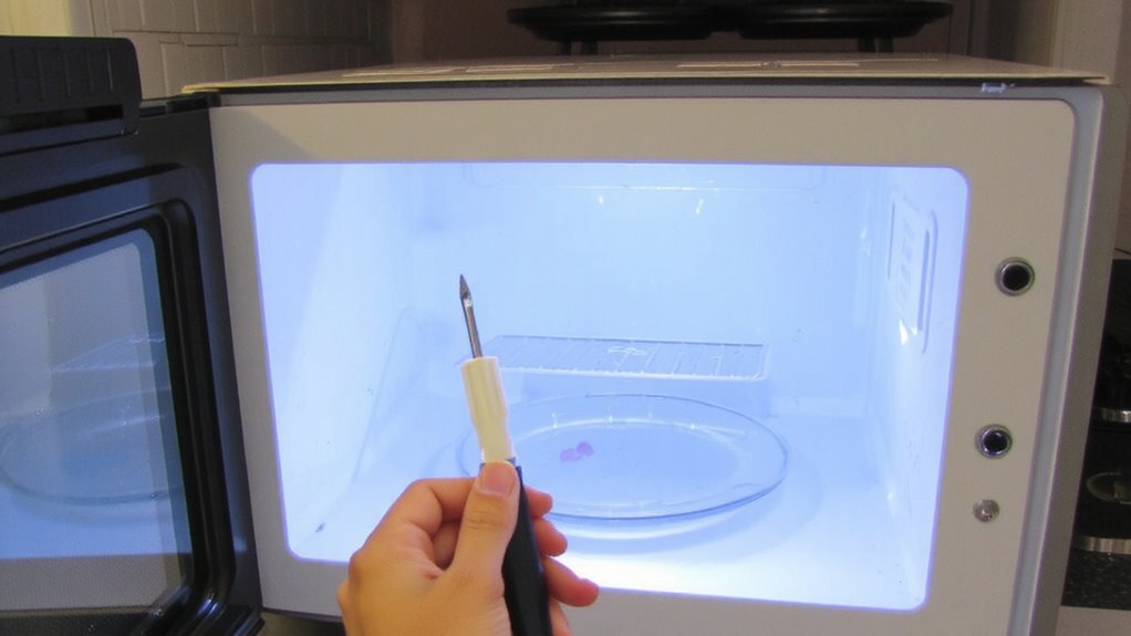 sleek toddler proof microwave latch