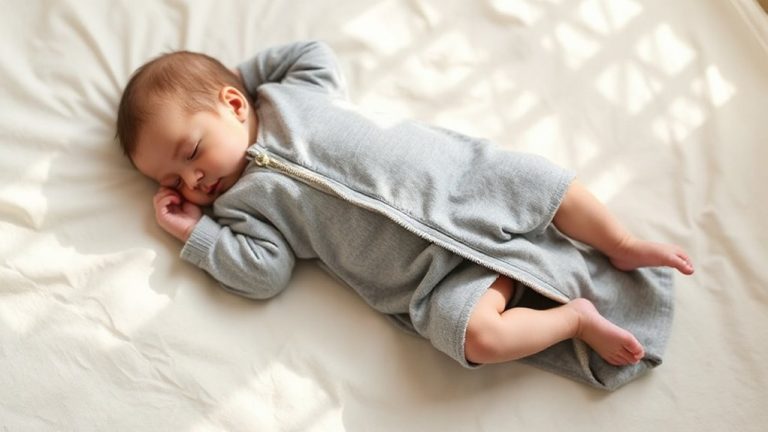sleep sack zipper access