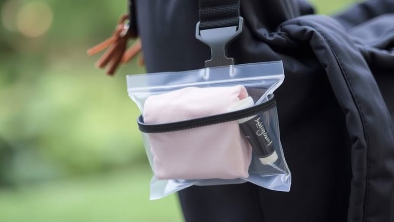 snap lock pouch on strap