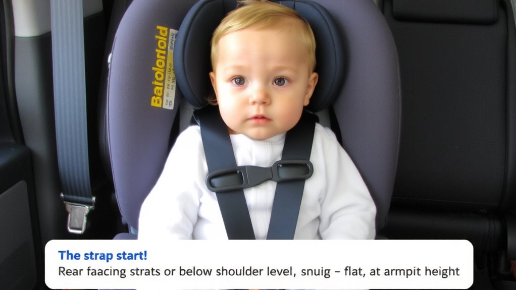 snug flat correctly threaded straps