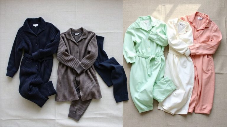 sort sleepwear by fabric season