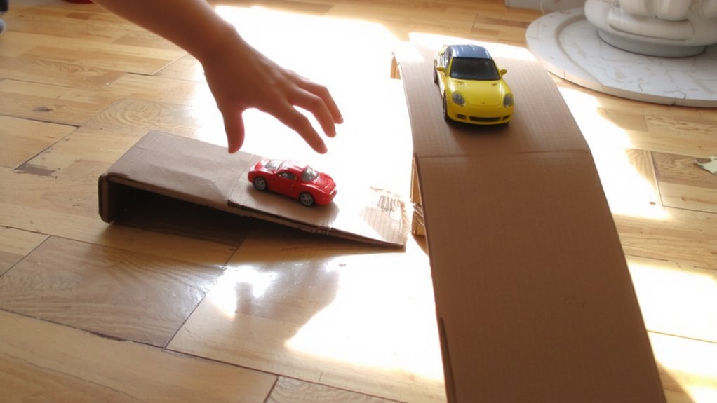 sturdy cardboard ramp design