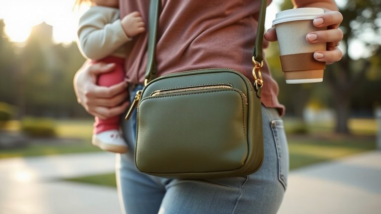 stylish hands free crossbody purse
