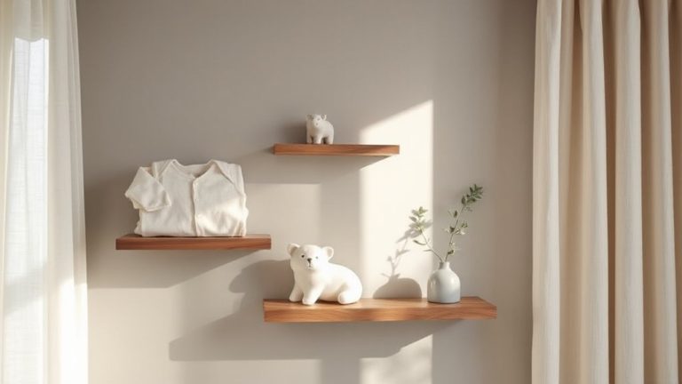 stylish safe floating shelves