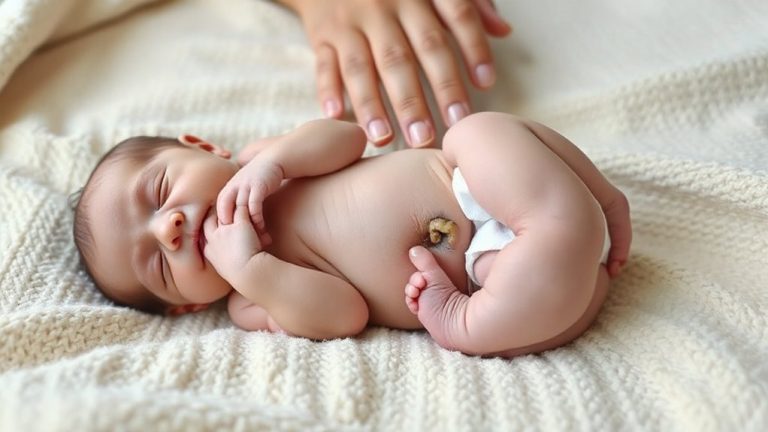 support baby gently sideways