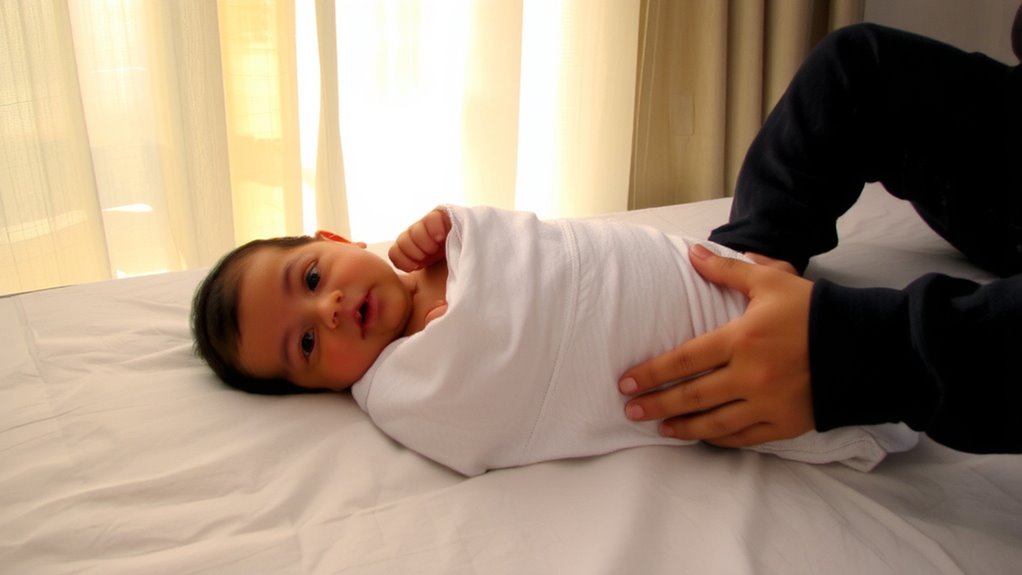 swaddling reduces startle promotes sleep