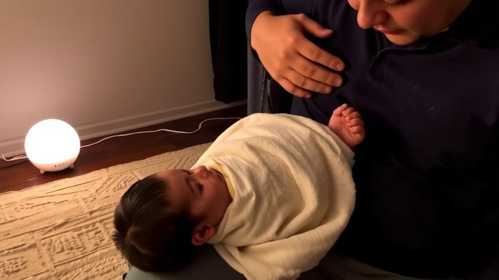 swaddling resets delayed bedtimes
