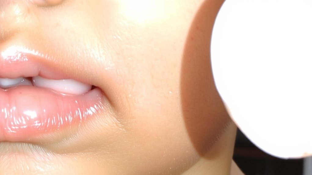 swollen red firm gum ridges