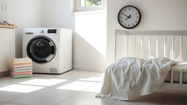 sync nap times with laundry