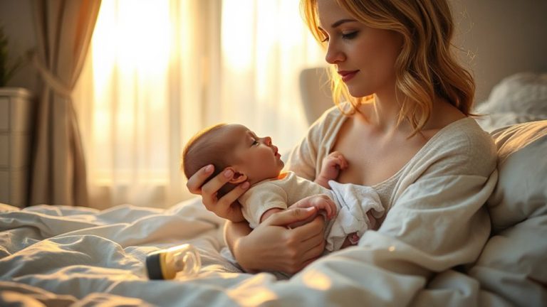 teach bottle fed baby breastfeeding latch