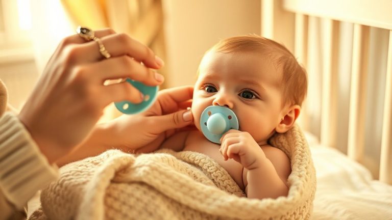 teaching self soothing with pacifier