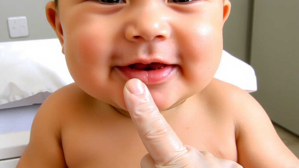 teething at six months