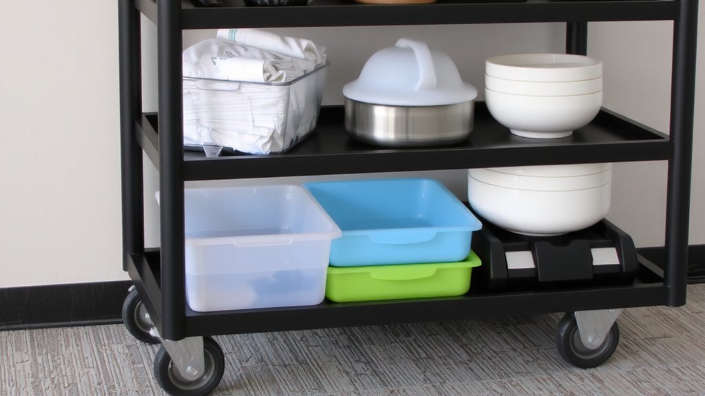 tiered snack water bowl system