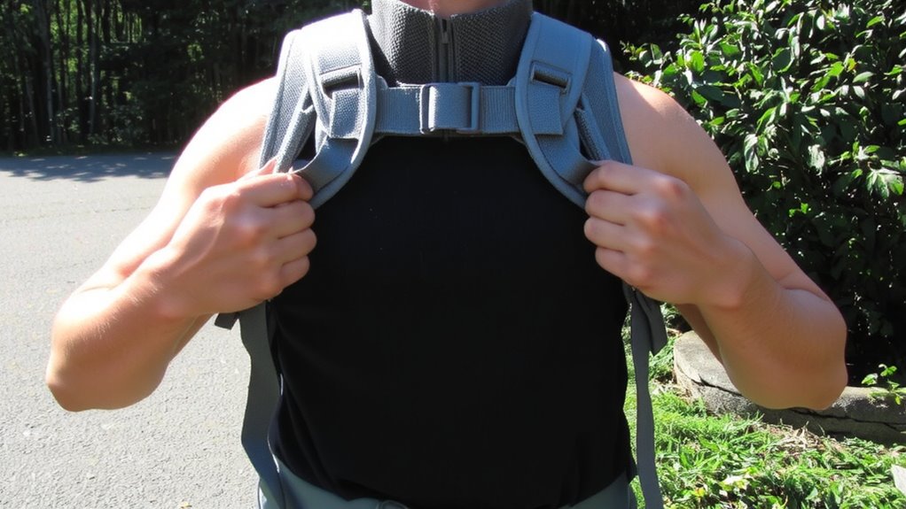tighten straps for optimal support