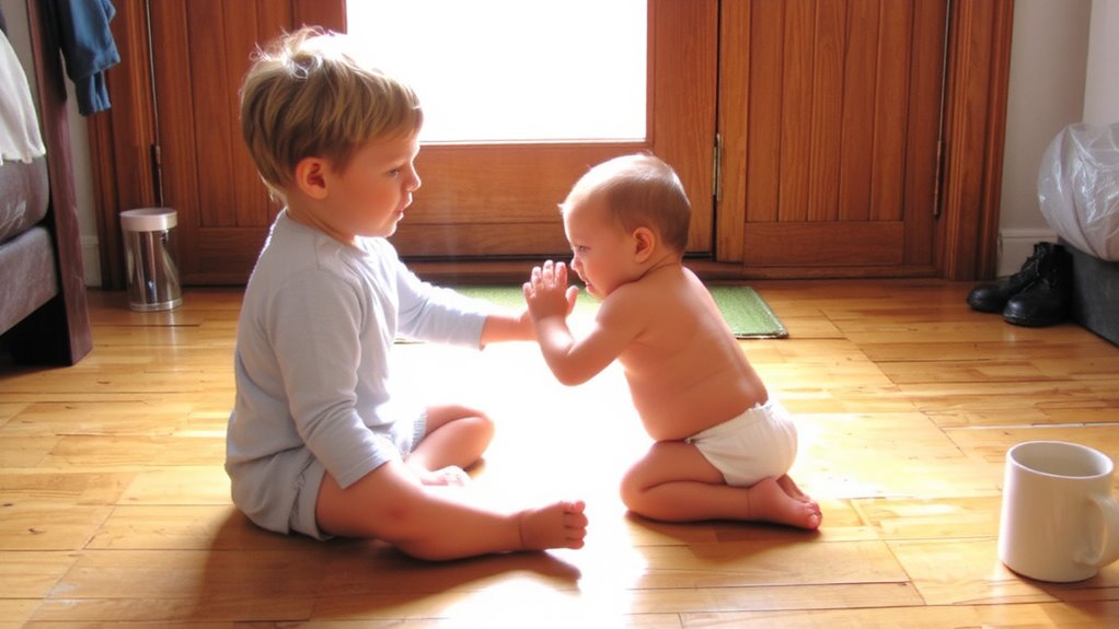 toddler affection and awareness