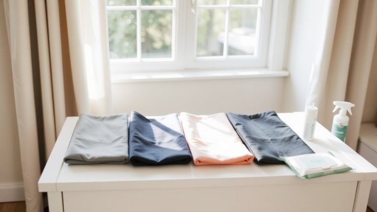 top wipe clean changing pads