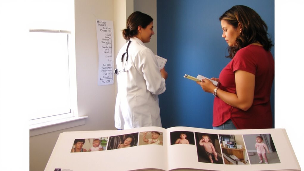 tracking symptoms and development