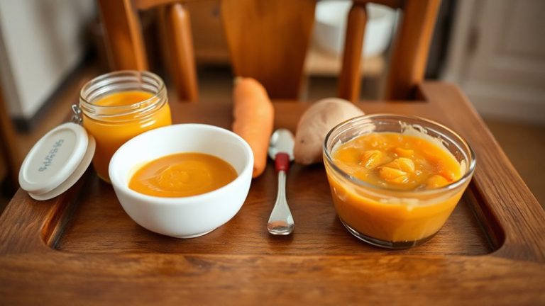 transitioning to homemade baby food
