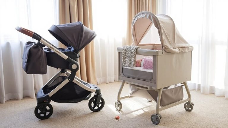 travel crib stroller overnight combo