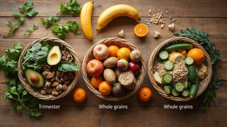 trimester specific grocery planning