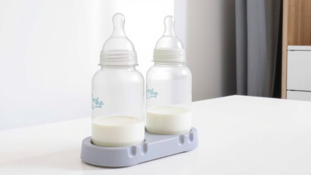 upright bottles for twins