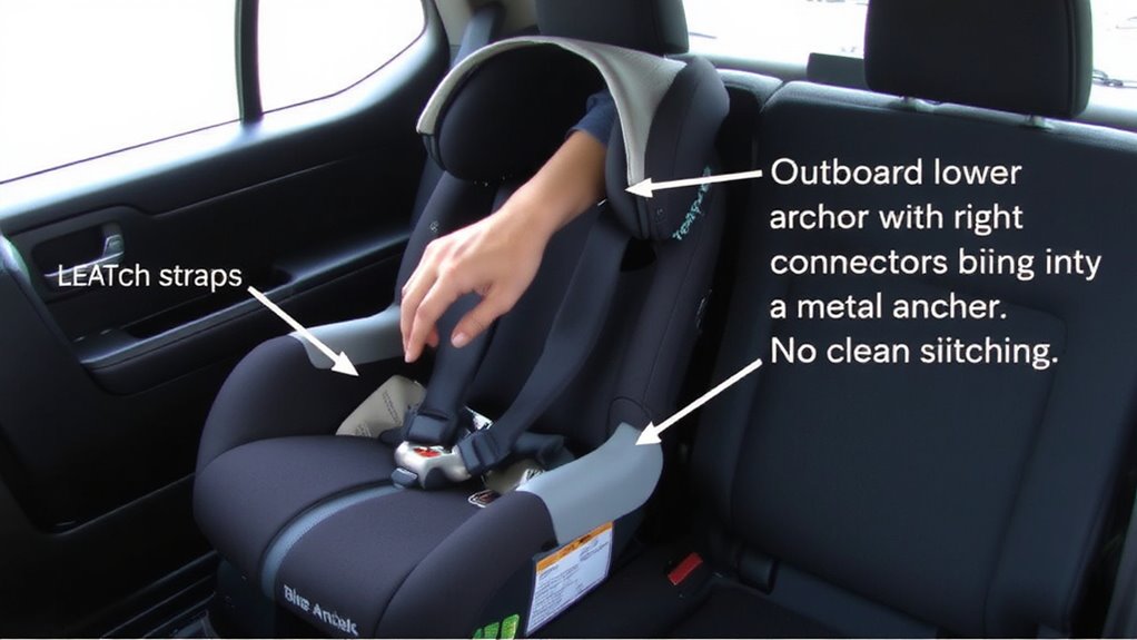 use outboard anchors securely